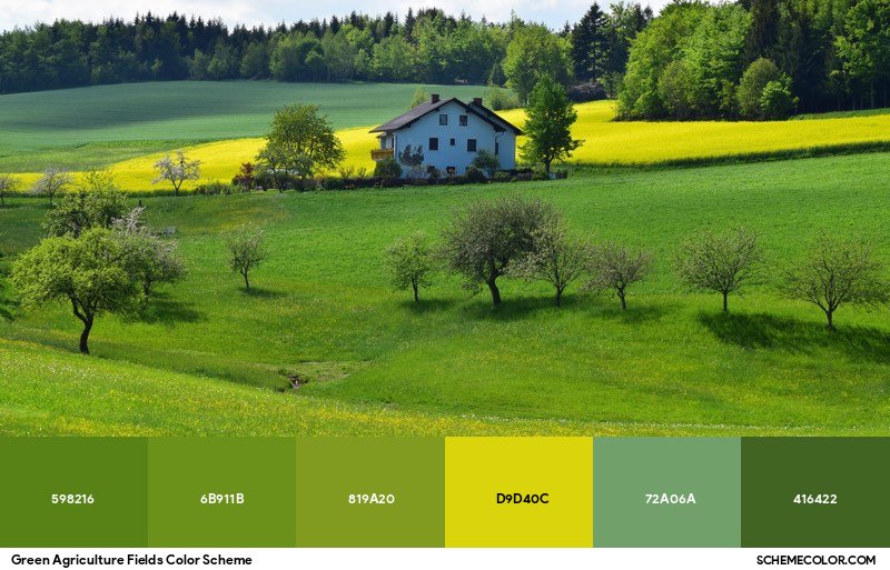 Sustainable farming landscape